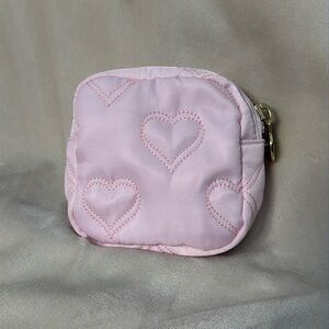Stoney Clover Lane x Target Quilted Hearts Pink Mini Pouch